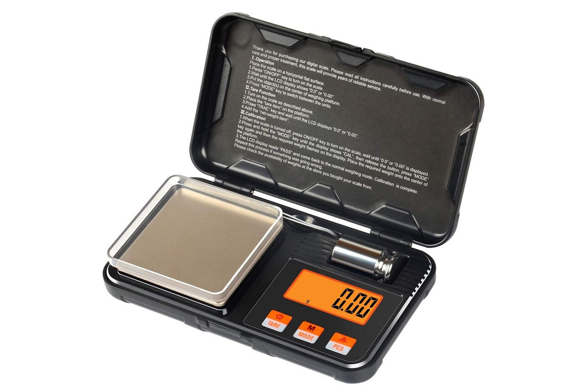 Digital Food Scale displaying grams unit