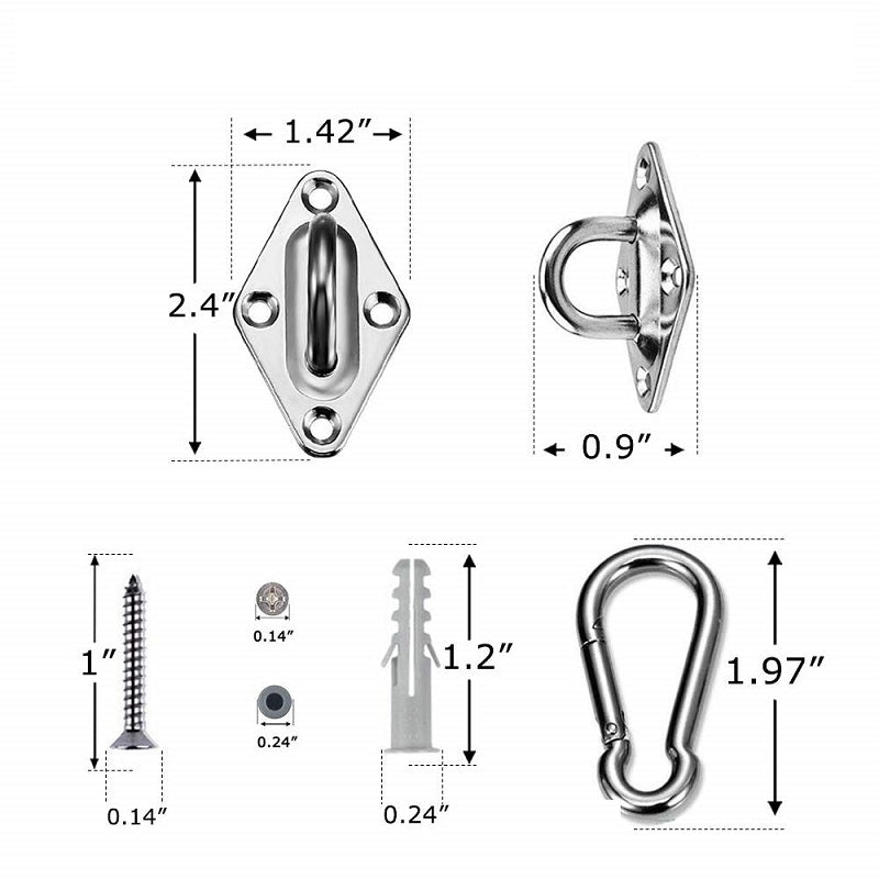 Sun Shade Sail Hardware set