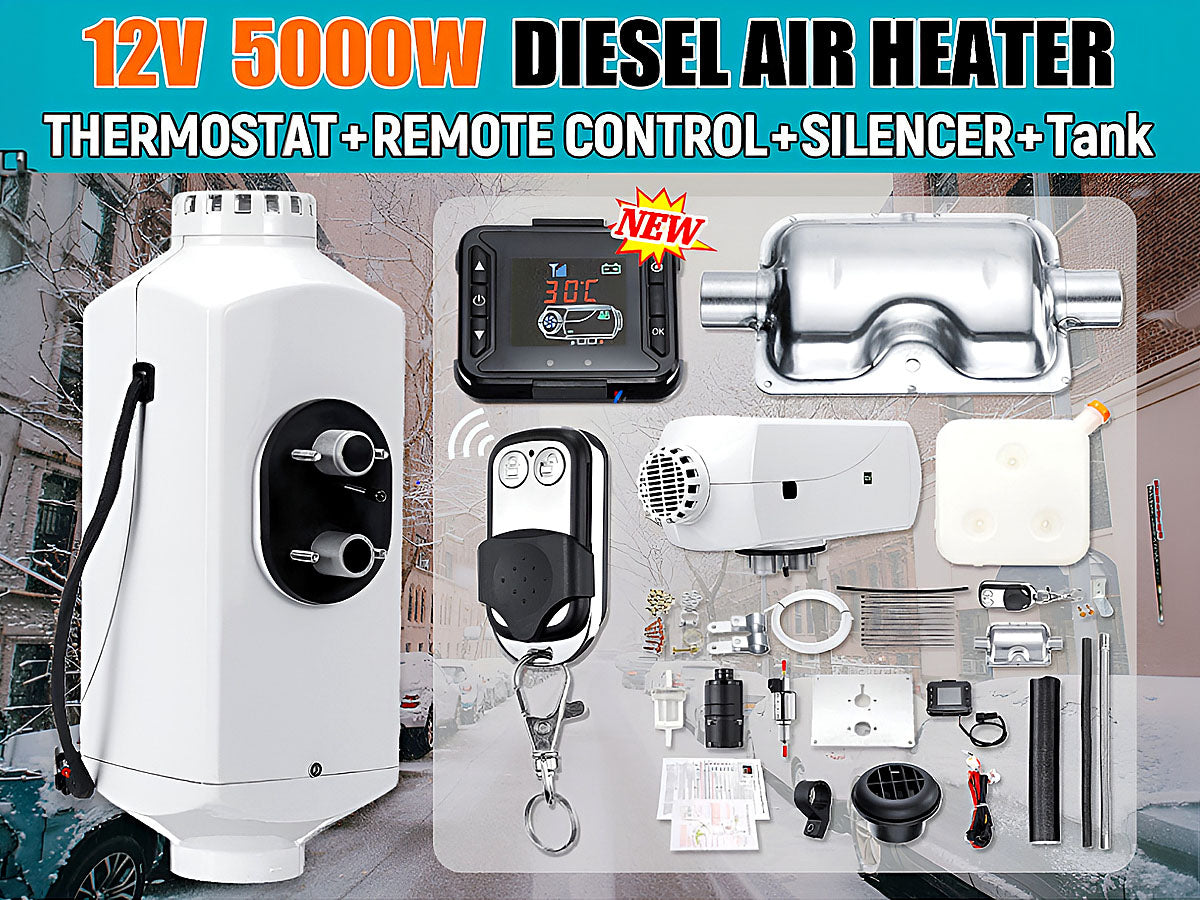 Remote control for diesel air heater