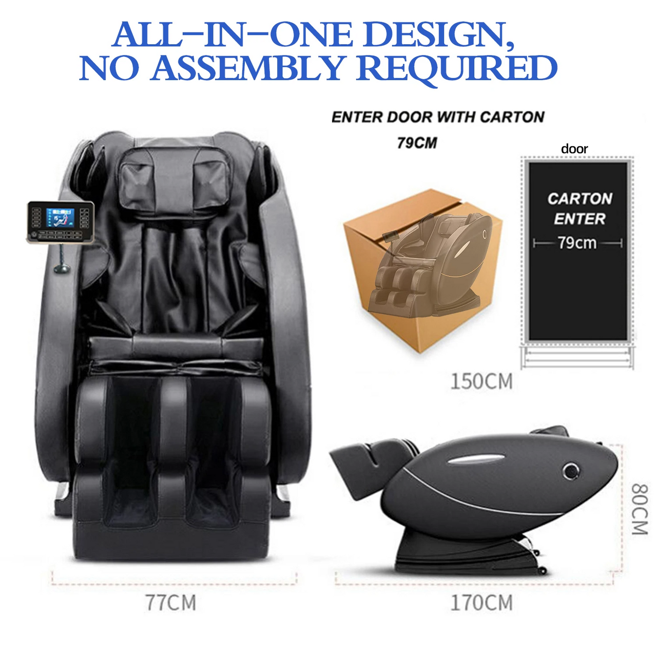 Electric Massage Chair Full Body Zero Gravity Shiatsu
