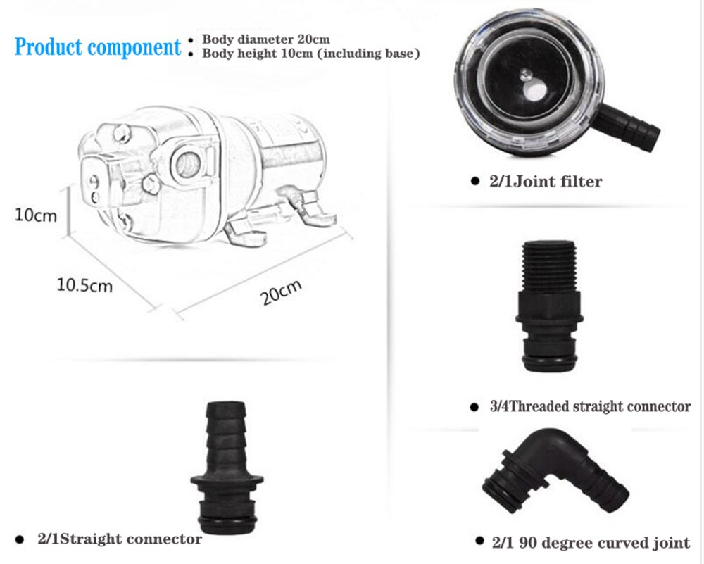Water pump with smooth operation and low noise