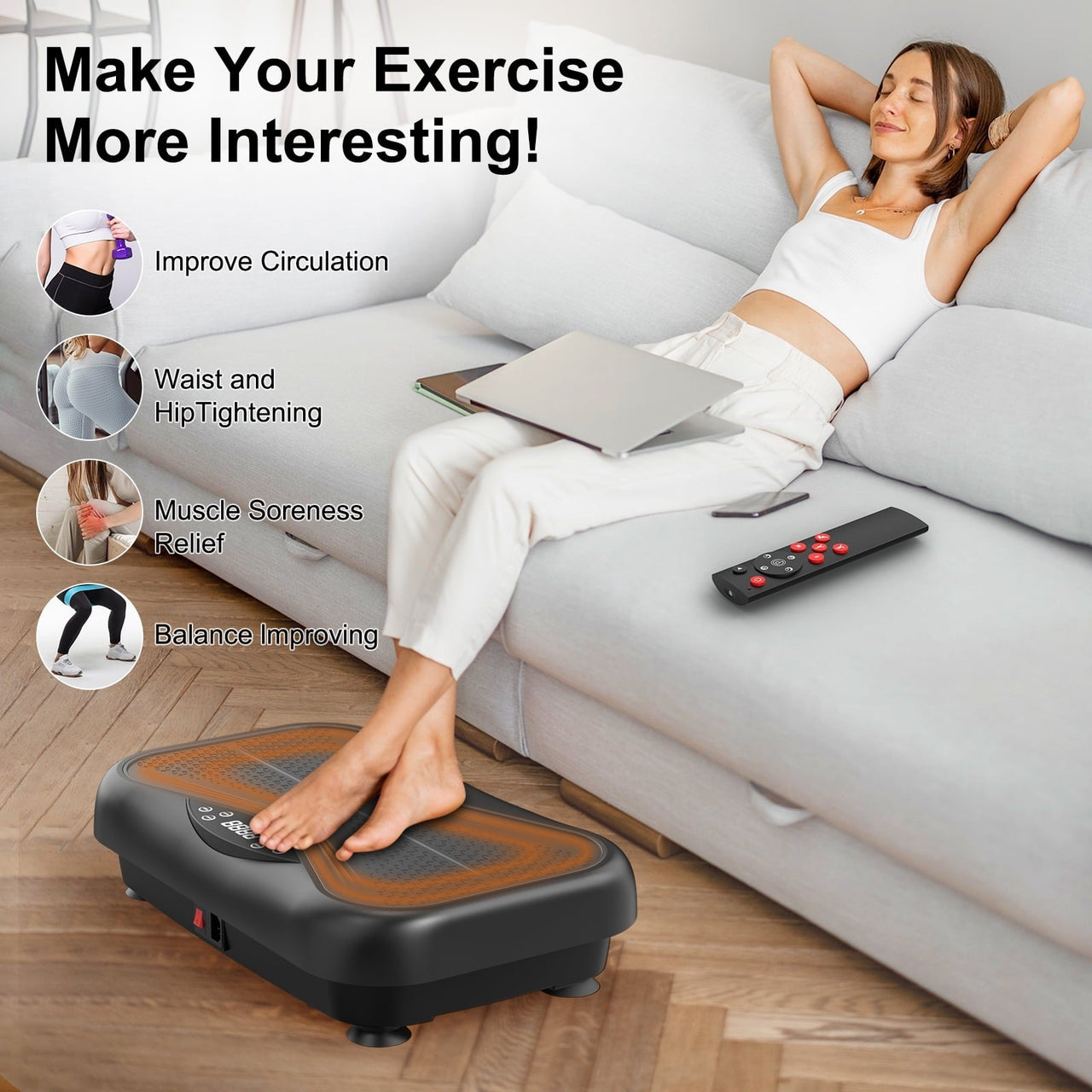 Vibration Plate Lymphatic Drainage Machine for Weight Loss