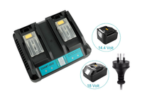 Thumbnail for Dual charging ports on Makita battery charger