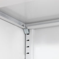 Thumbnail for Side angle of steel office cabinet showing sturdy build
