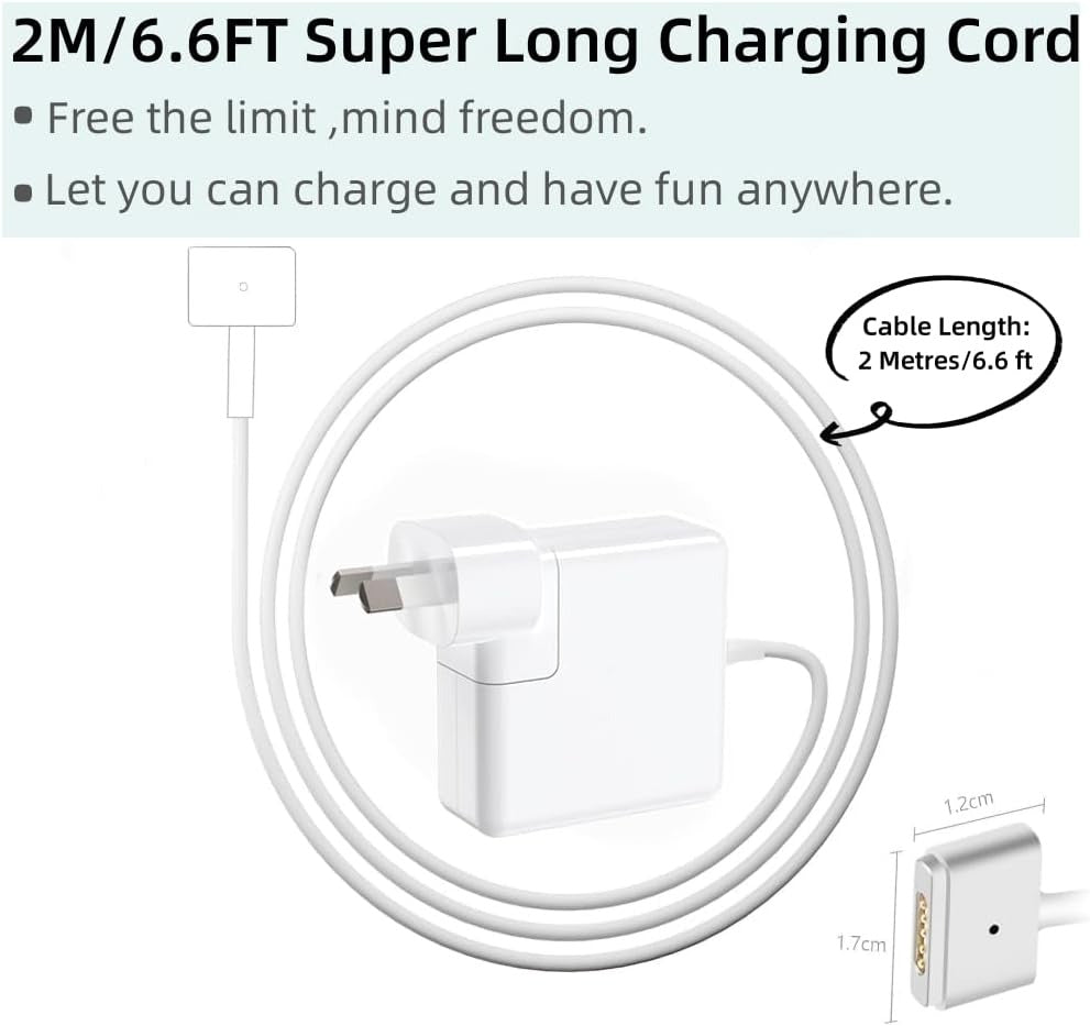 MagSafe 2 charger cable showing magnetic tip