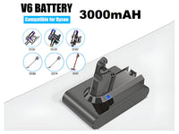 Thumbnail for Dyson V6 Battery 3000mAh Replacement