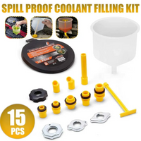 Thumbnail for 15-Pieces No Spill Coolant Filling Funnel Kit