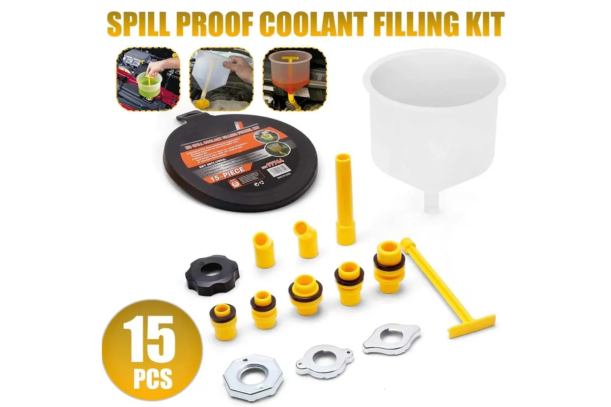 Funnel kit laid out showing all components