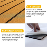 Thumbnail for Marine Carpet Teak Boat Flooring Mat EVA