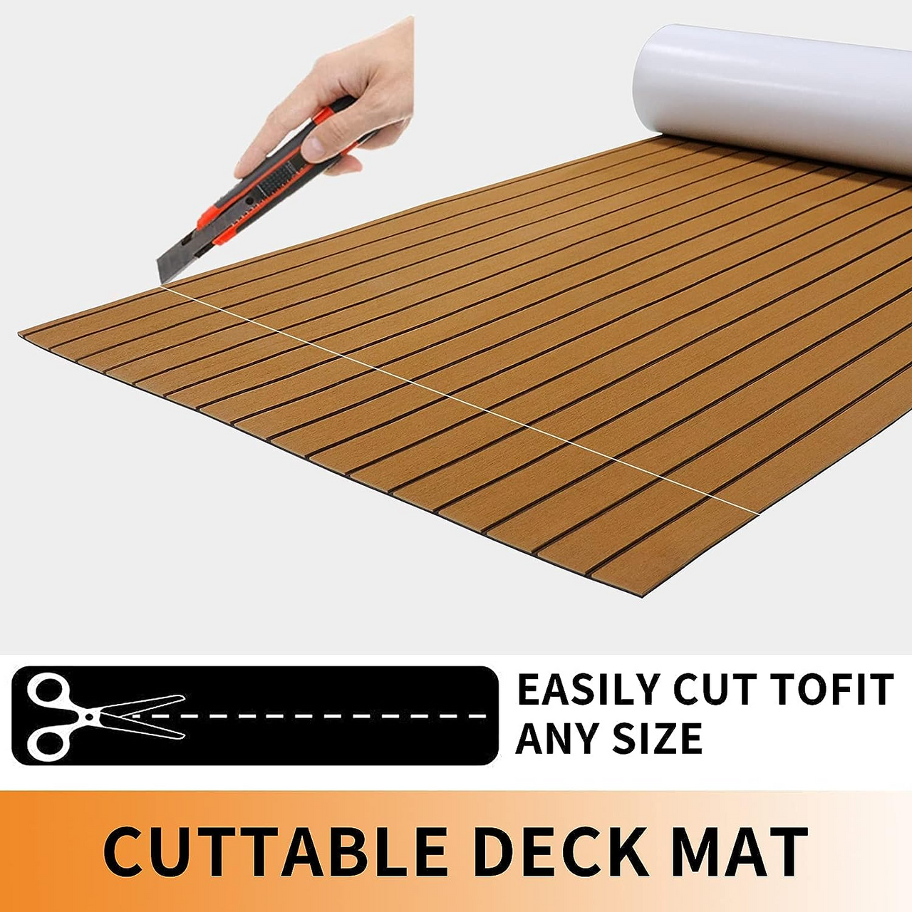 Marine Carpet Teak Boat Flooring Mat EVA