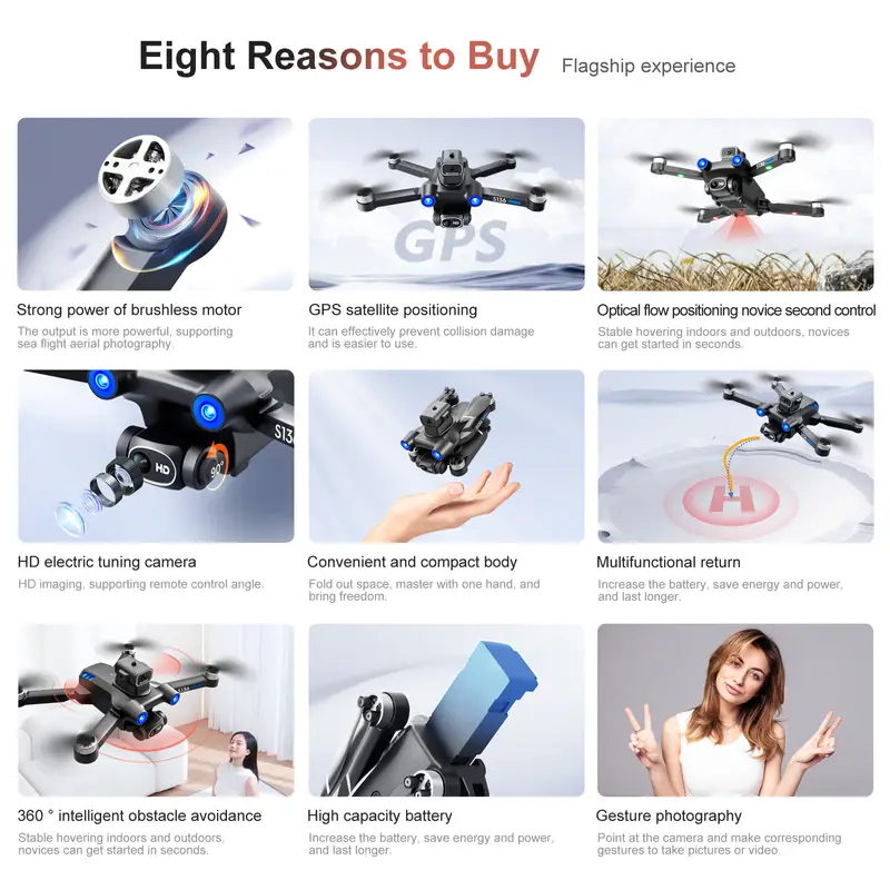 Drone with Camera Follow Me GPS Drone