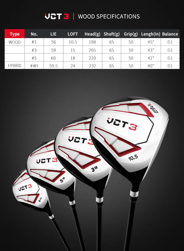 PGM Men Golf Clubs Set with Bag 12clubs