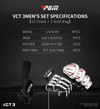 Thumbnail for PGM Men Golf Clubs Set with Bag 12clubs