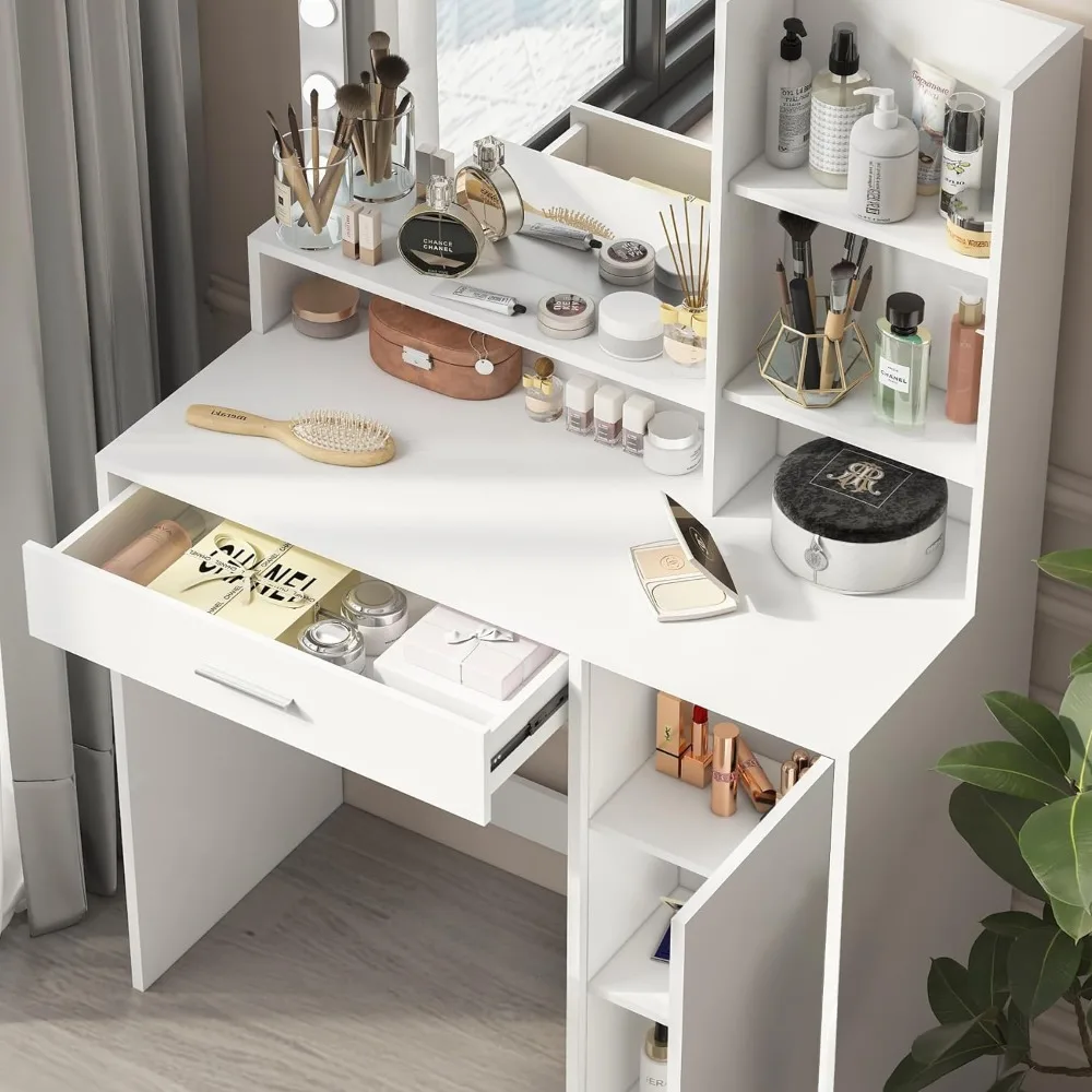 Dressing Table with LED lights