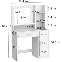 Thumbnail for Dressing Table with LED lights