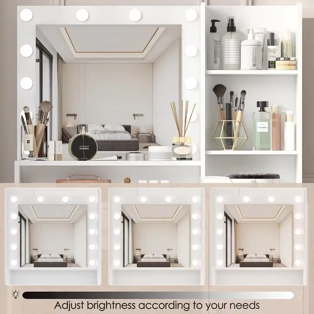 Dressing Table with LED lights