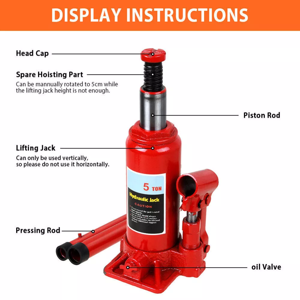 Hydraulic Bottle Jack 5 Ton