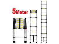 Thumbnail for Telescopic Ladder 5m Aluminium Telescoping