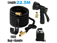 Thumbnail for Garden hose with 9 function spray nozzle attached