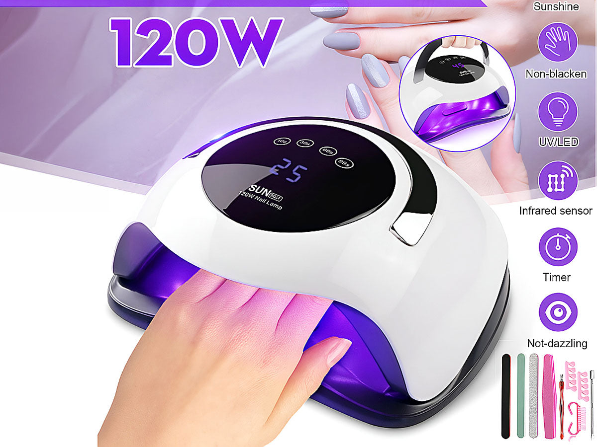 LED Light UV Nail Dryer Fast Drying GEL Nail Dryer 120W 36LED