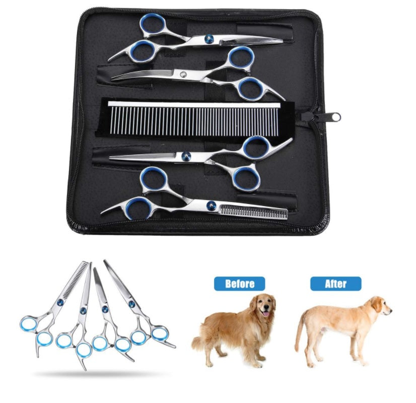 Hair Cutting Scissors Kit Dog Grooming Scissors