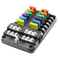 Thumbnail for 12 Circuit Negative Bus Blade Fuse Block