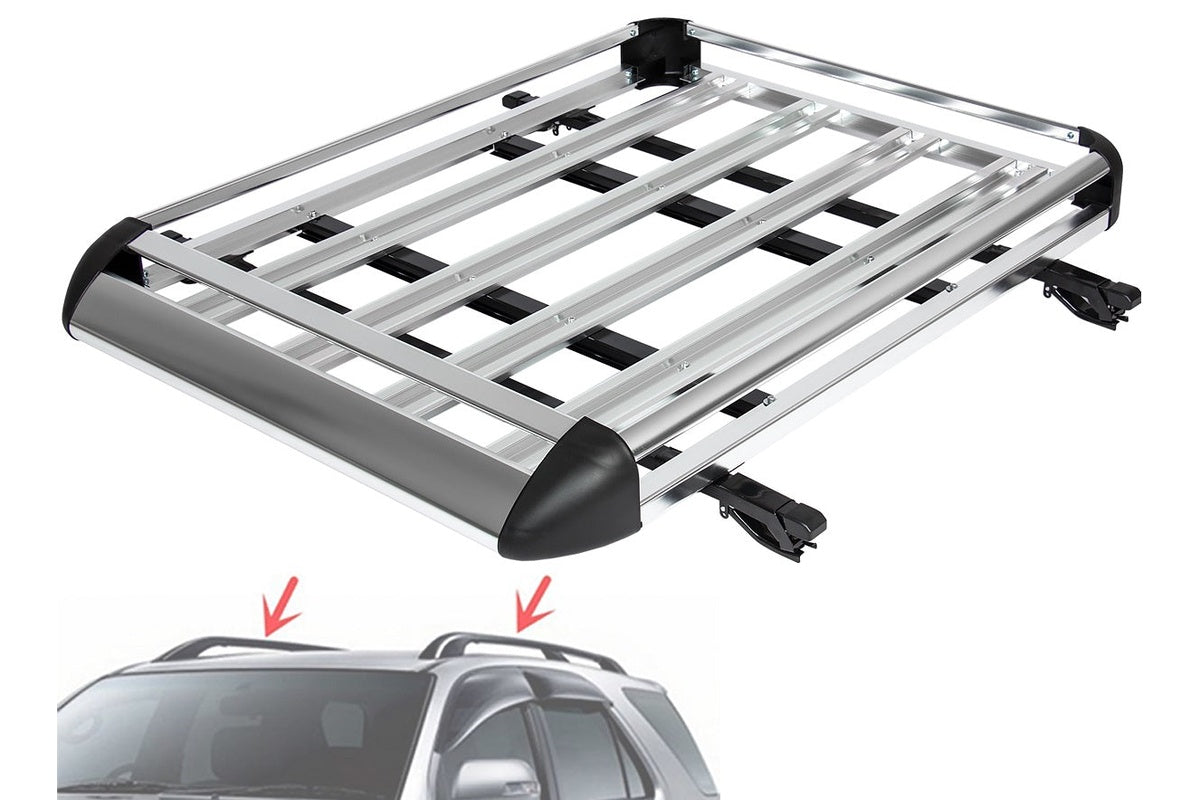 Roof rack basket with instruction manual included