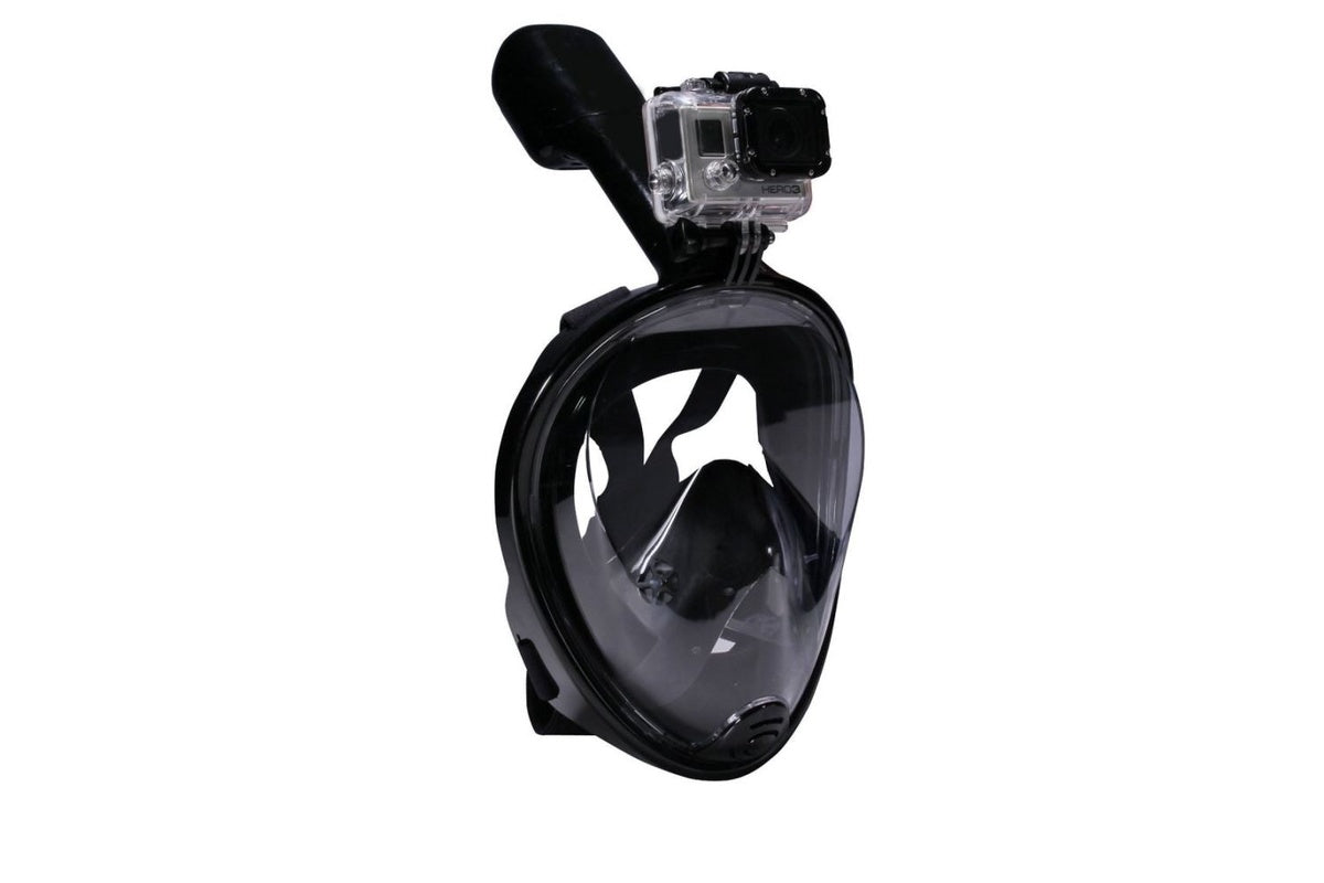 Snorkel mask anti-fog ventilation design