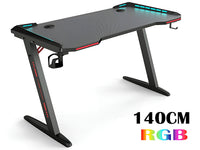 Thumbnail for Gaming Desk Table Computer Desk RGB Light 120cm