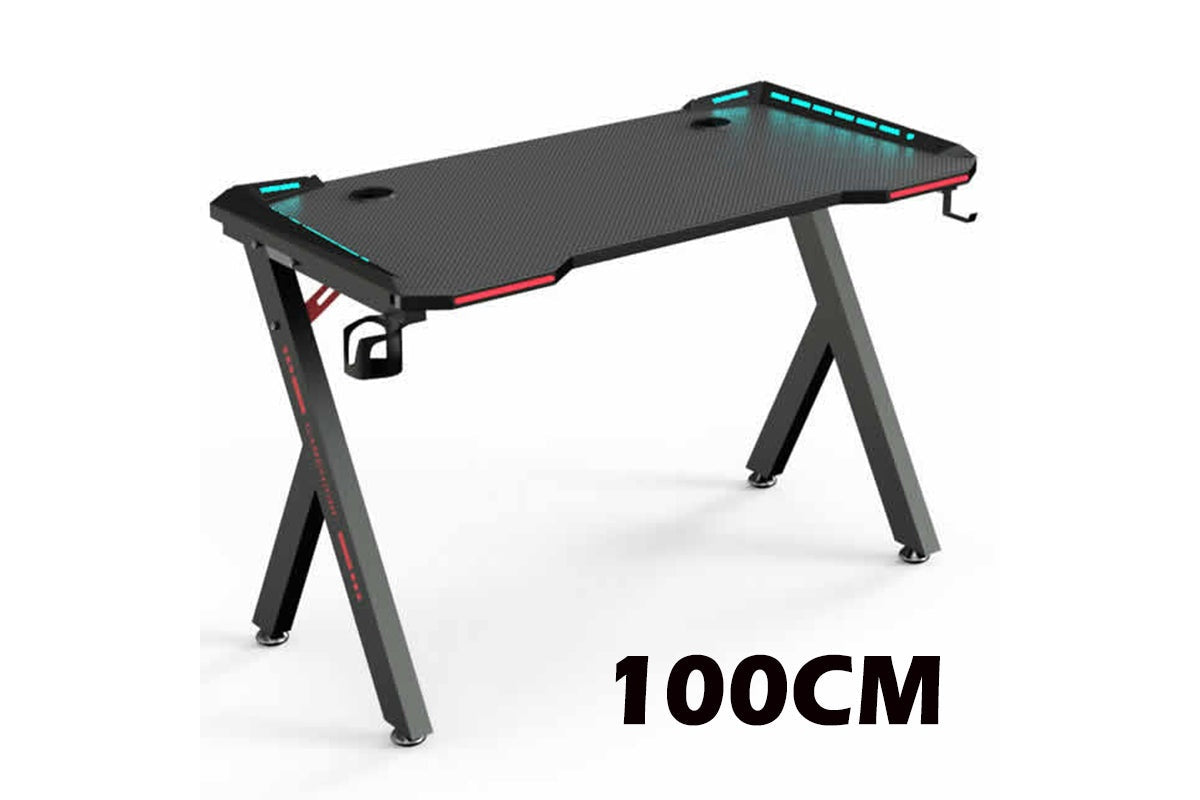 Gaming Desk Table 100CM RGB