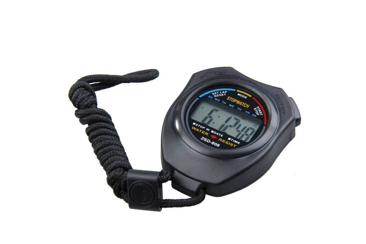 Stopwatch timer with compact lightweight design