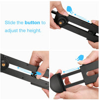 Thumbnail for Adjustable Tablet Holder for Tripod - iPad Pro, Air, Mini Compatible