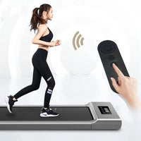 Thumbnail for Remote control for foldable treadmill on office desk