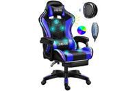 Thumbnail for Gaming chair with removable headrest and thick cushioning