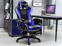 Thumbnail for Gaming Chair Office Chair With Foot Rest Racing Chair with Speaker and Light