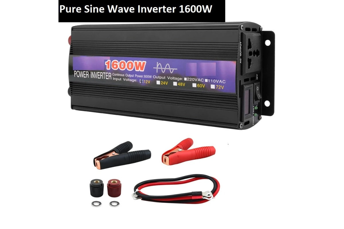 Inverter with LED indicator lights
