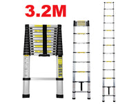 Thumbnail for Telescopic Ladder 3.2m Multi-Purpose Foldable Ladder