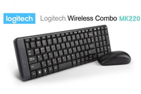 Thumbnail for Logitech MK220 keyboard and mouse on desk