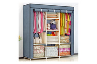 Thumbnail for Steel tube frame of wardrobe organiser close up