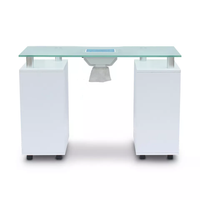 Thumbnail for Manicure table with fan showing assembly parts