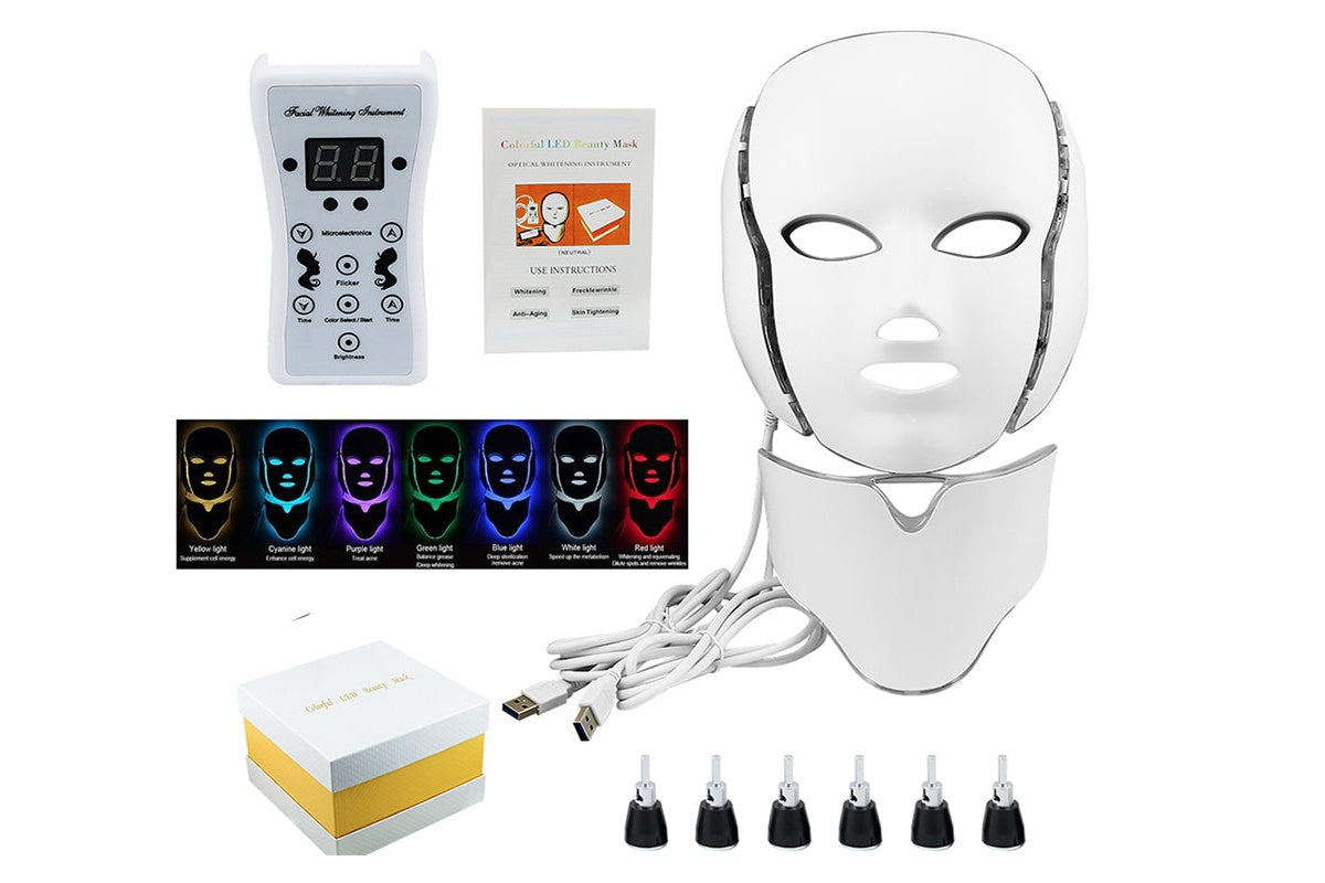 Face mask remote control with settings