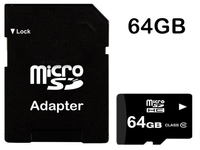 Thumbnail for 64GB Micro SD Card C10
