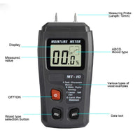 Thumbnail for MT10 Moisture Meter Humidity Tester