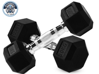 Thumbnail for Dumbbell Set - 2 x 10kg Hex Weights