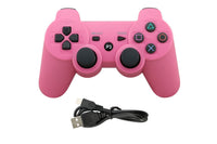 Thumbnail for Close-up of PS3 wireless controller pink trigger and bumper buttons