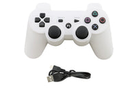 Thumbnail for PS3 wireless controller white held in hand for scale