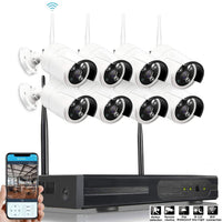 Thumbnail for Wireless Security Camera System 8 Camera
