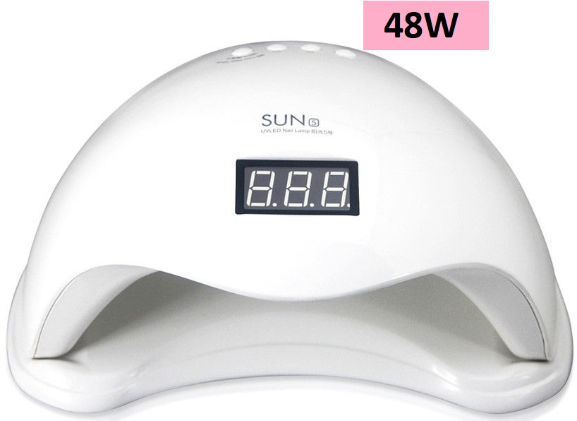White 48W UV nail dryer with charger included