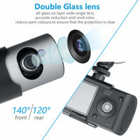 Thumbnail for Dual Car Dash Camera with GPS - Front and Rear