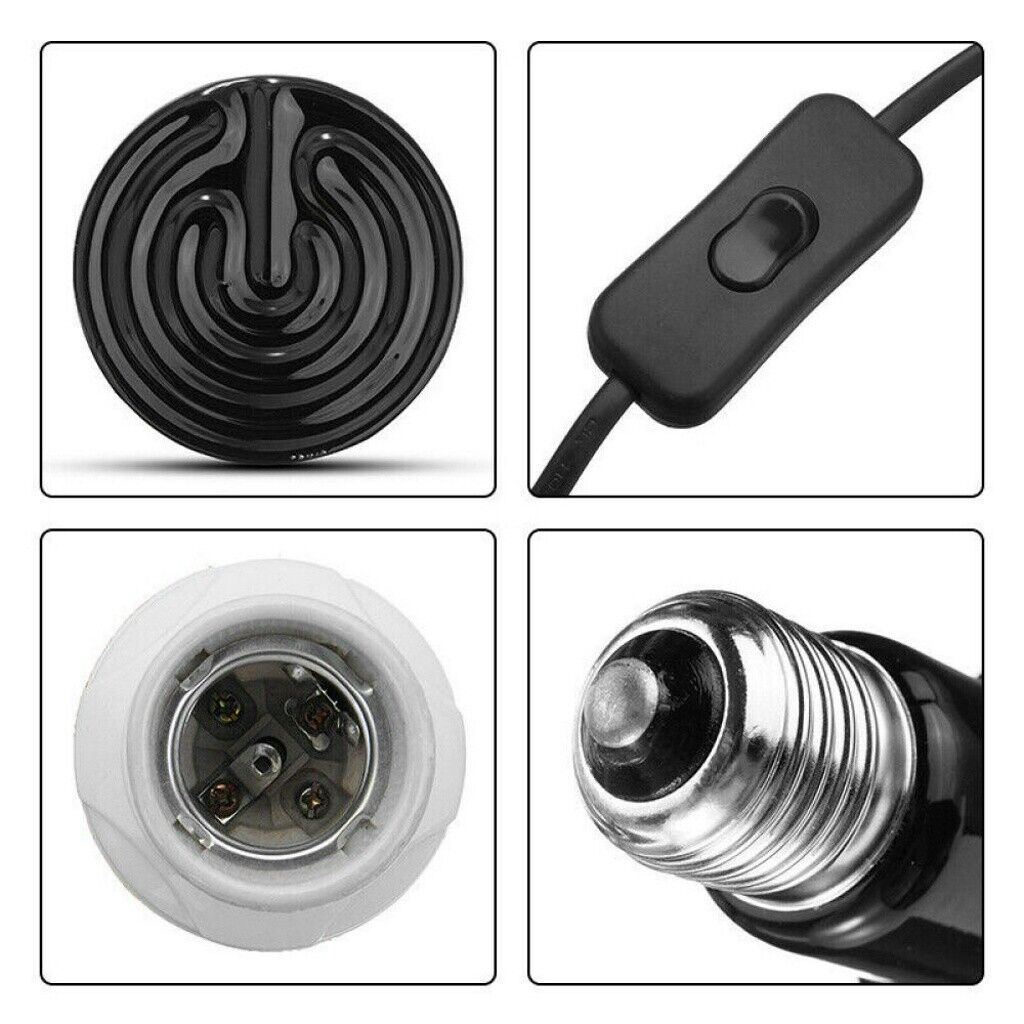 Reptile Light Ceramic Heat Lamp 100W